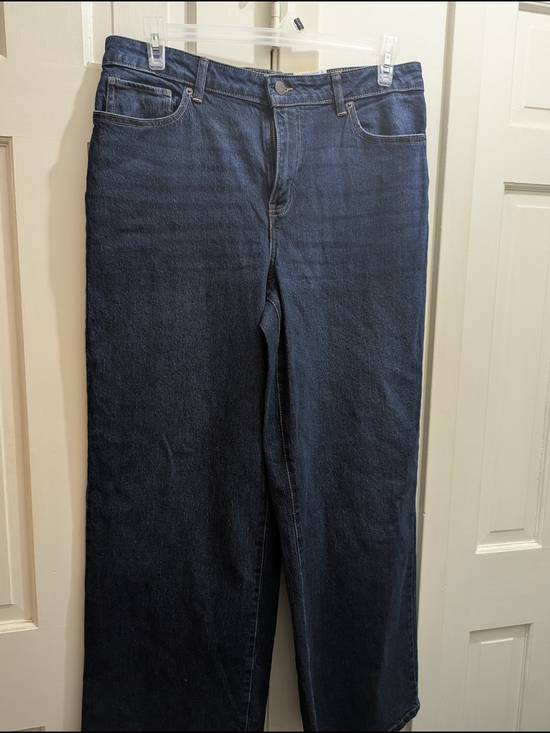 Time and Tru Denim - Time and Tru Dark Blue High-Rise Wide Leg Jeans